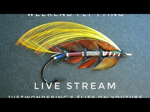 A Real Weekend Fly Tying Stream: Jock Scott Classic Salmon Fly pt. 2