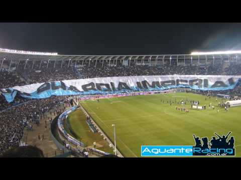 "La Bandera mas Grande y mas Linda - La Guardia Imperial" Barra: La Guardia Imperial &bull; Club: Racing Club