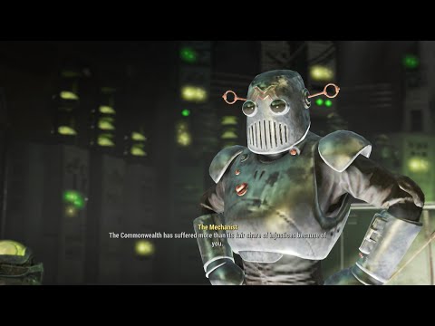 Fallout 4 - Automatron DLC  - Peaceful Ending (Successful Speech Challenges)