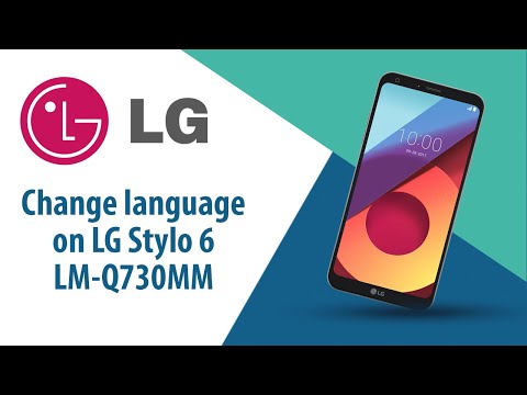 How to change language on LG Stylo 6 LM-Q730MM?