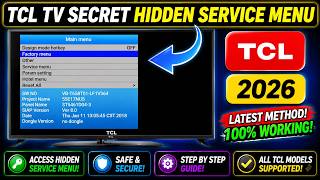 TCL Tv Service Mode