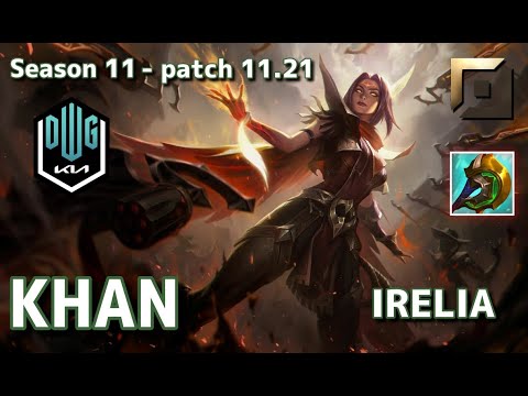 【EUWサーバー/C1】DK Khan イレリア(Irelia) VS カミール(Camille) TOP - Patch11.21 EUW Ranked【LoL】