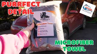 Purrfect Detail Microfiber Towel test