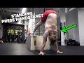 How to do a standing press handstand?