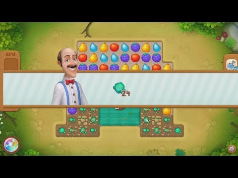 Gardenscapes.  2242 уровень.