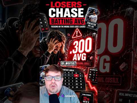 Thumbnail for Fantasy baseball losers chase batting average