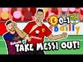 💥TAKE MESSI OUT💥 By Chris Smalling (Man Utd vs Barcelona Champions League Parody Goal Highlights)