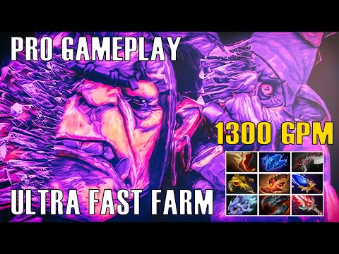 1300 GPM Ultra Fast farm allchemist Pro gameplay - Godadico Dota