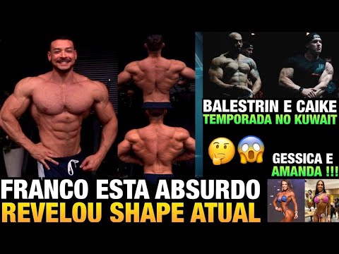FRANCO MOSTRA SHAPE E SUA DORSAL MELHOROU MUITO - CAIKE E BALESTRIN A TODO VAPOR NO KUWAIT E MAIS