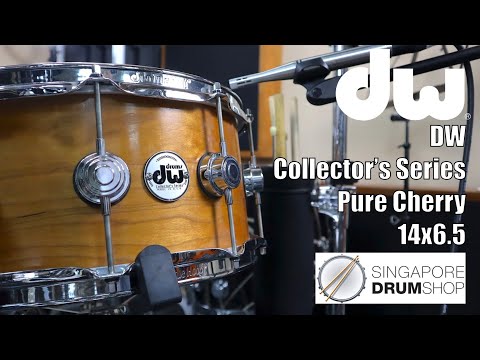 DW Collector's Pure Cherry 14x6.5 Snare Drum