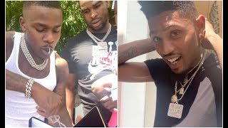 DaBaby Signs New Artist Rich Dunk Give Him Billion Dollar Chain