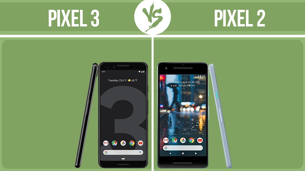 Google Pixel 3 vs Google Pixel 2 ✔️