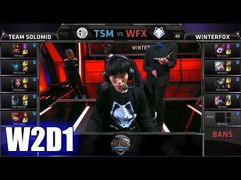 TSM vs Winterfox | S5 NA LCS Spring 2015 Week 2 Day 1 | Team Solomid TSM vs WFX W2D1G5 VOD 60FPS