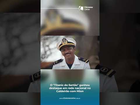 O “Titanic do Sertão” ganhou destaque em rede nacional no Caldeirão com Mion