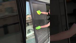 How To Clean Window &amp; Door Screens #shorts #cleaning