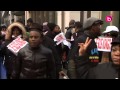 Manifestation anti Kabila à Matonge Bruxelles