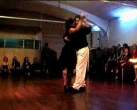 Carlos Espinoza  and  Mamié Sancy  are  dancing  to  the  vals  "  El Vals Sonador  "
