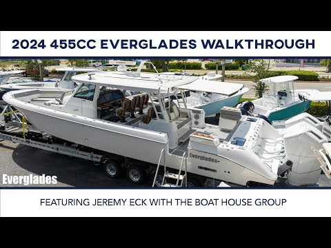 2024 455 Everglades Center Console Walkthrough with Jeremy Eck