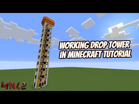 M-NL2-Contriver - How to Make a Working Freefall in Minecraft - S&S Drop Tower Tutorial