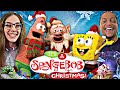 ITS A SPONGEBOB CHRISTMAS REACTION MY FIRST TIME WATCHING SPONGEBOB SAVES CHRISTMAS COMEDY