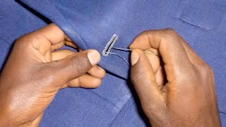 👉 How to make a coat buttonhole/sewing buttonhole/making buttonhole.(29)