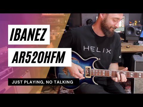 Демонстрация гитары Ibanez AR520HFM