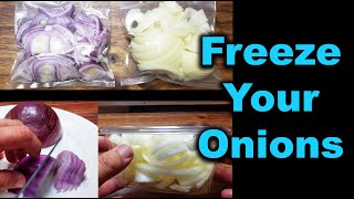 How To Freeze Onions
