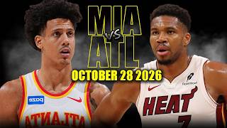 Download lagu Miami Heat vs Atlanta Hawks Full Game Highlights - October 28, 2026 | NBA Season mp3