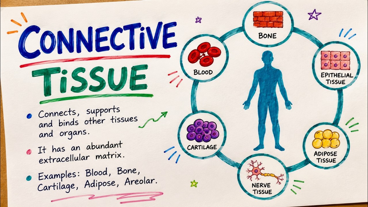 Structure and Function of Connective Tissue | Animal Tissue | Biology | Letstute