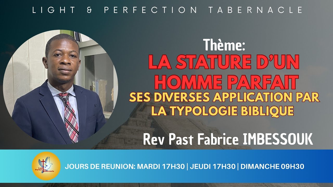 RÉUNION DU 07 AVRIL 2026 - REV PAST FABRICE IMBESSOUK