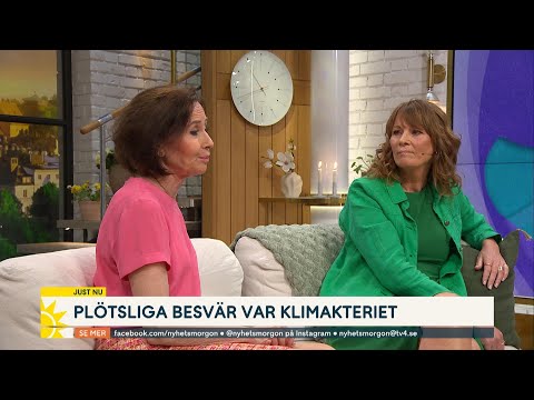 Enkla behandlingen mot klimakteriebesvär: Extremt effektiv – och om… | Nyhetsmorgon | TV4 & TV4 Play