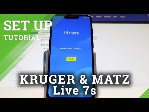 How to Activation KRUGER & MATZ Live 7s - Initialization Setup / Configuration