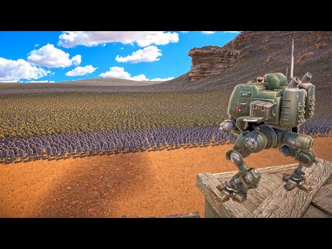 WARHAMMER 40K SENTINEL vs. PLAGUERIDDEN : Epic Castle Clash in Ultimate Epic Battle Simulator 2!