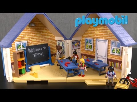 פליימוביל PLAYMOBIL 5662 כיתת לימוד במארז נשיאה ואחסון