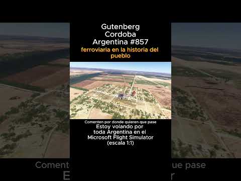 Gutenberg, Cordoba desde el Microsoft Flight Simulator #gutenberg #cordoba #msfs #joaha45 #argentina