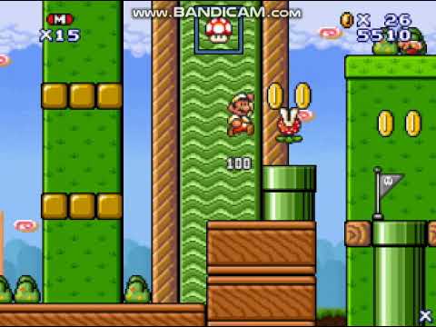 Nostalgic Super Mario Bros. 3 in Super Mario Flash 3 - Plain World - World 1-1: Plain Land