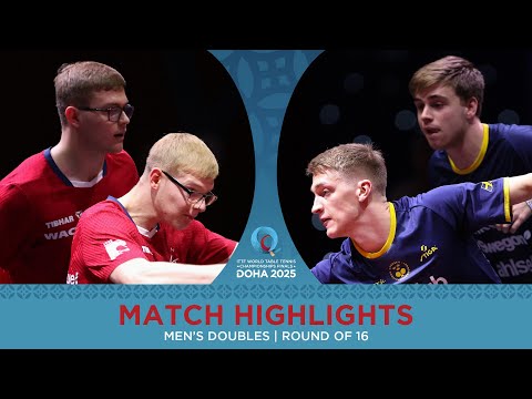 Lebrun/Lebrun vs Kallberg/Moregard | Match Highlights | #ITTFWorlds2025