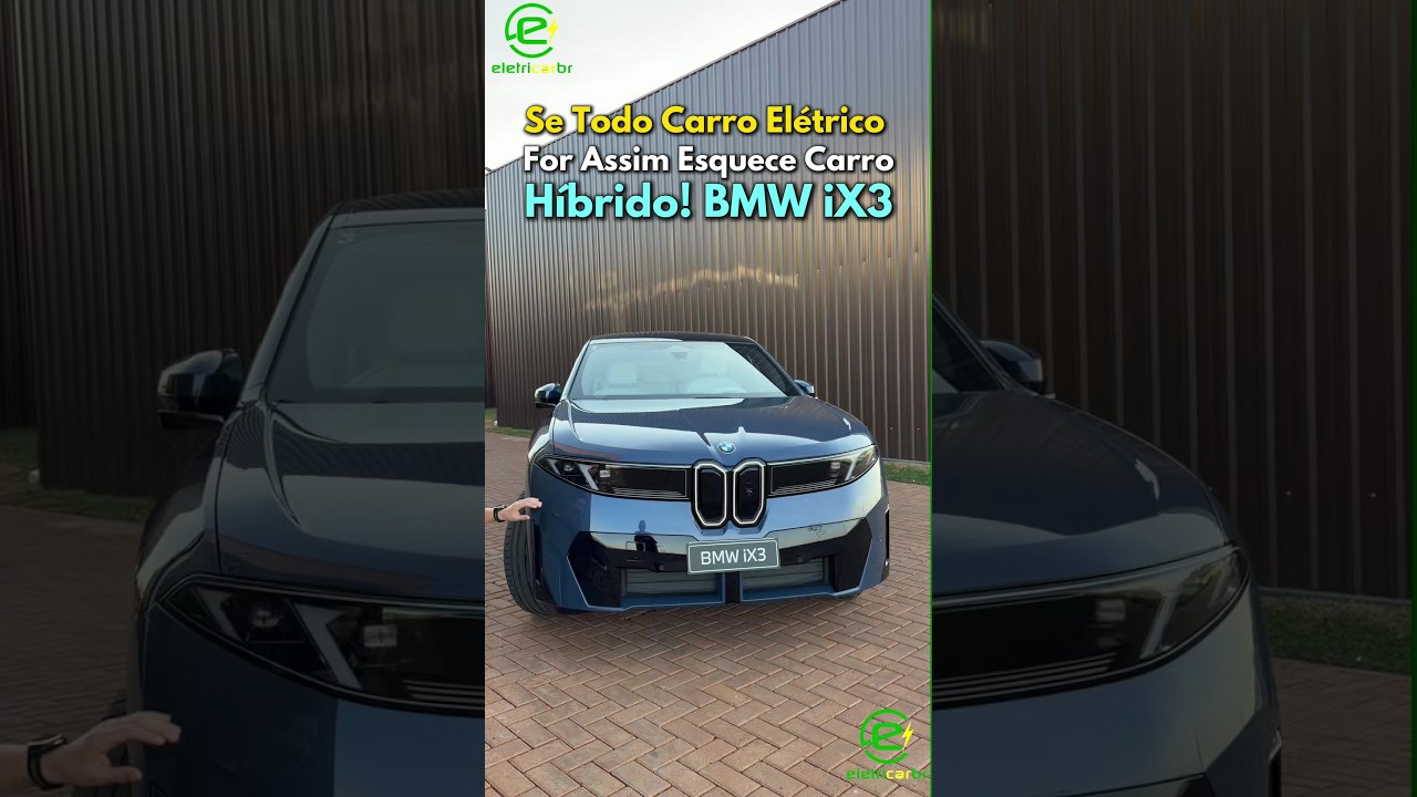 Se Todo Carro Elétrico For Assim Esquece Carro Híbrido! BMW iX3⚡
