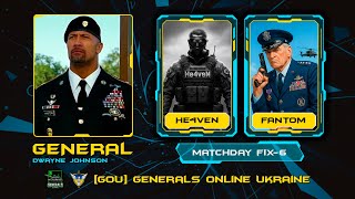 FANTOM vs He4veN - UA League - Devision B - Generals Zero Hour 2025