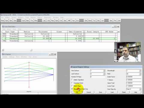 Zemax Tutorial - 5 - Paraxial to Real Lens