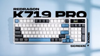 $70 Redragon GALATIN K719 Pro (White & Blue) Review & Sound Test