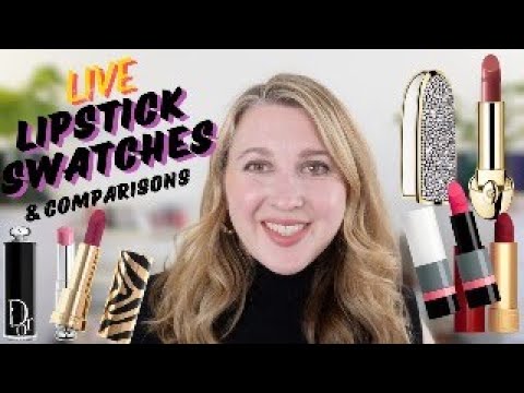 LIPSTICK SWATCHES & COMPARISONS | New Guerlain Rouge G