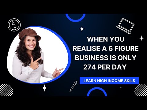 When You Realise A 6 Figure Business Is Only 274 Per Day #Shorts