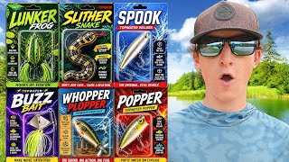 I Tried Topwater Baits That Fish Can’t Resist - BIG Bites!