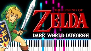 Dark World Dungeon - A Link To The Past | Piano Tutorial