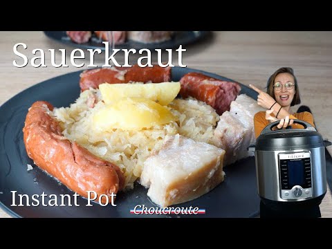 Sauerkraut and Kielbasa Instant Pot | Choucroute