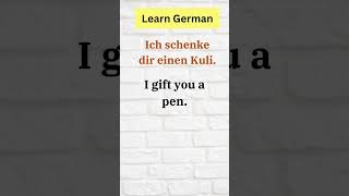 Learn German #learngerman #germanlanguage #german #ytshorts @germanlearnlanguage