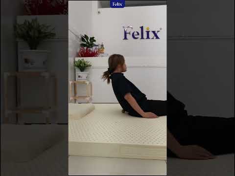 Video Nệm cao su Felix Comfort - Độ cứng tiêu chuẩn (Cấp độ 1) - 10cm