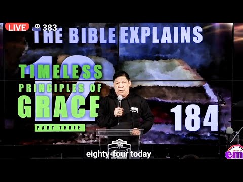 Part 3 - 12 Timeless Principles of Grace | Bishop Emi Domingo Preaching