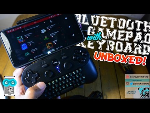 Bluetooth Gamepad with Keyboard - Unboxing & Quick Review